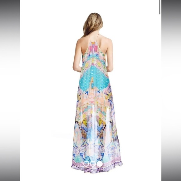 Camilla REVOLVE Gaudi Tribute Short Sheer Overlay Mermaid Princess Dress Size S - Picture 3 of 11